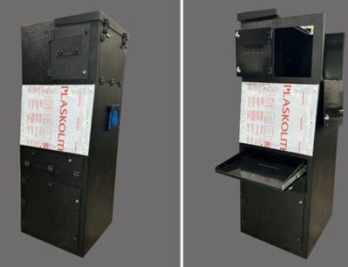Built to Order: Qube’s All-in-One Custom Computer Workstation Enclosure with Integrated Printer Cabinet
