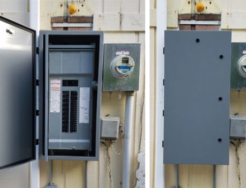 Custom Enclosure Protects an Outdoor Circuit Breaker Box from the Elements